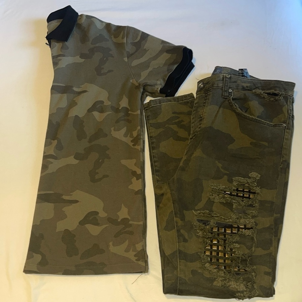 Zara Men’s Set- Shirt (Medium) & Pants (36)